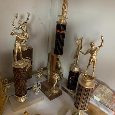Lot 115:  Trophies and awards