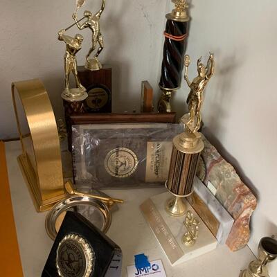 Lot 115:  Trophies and awards