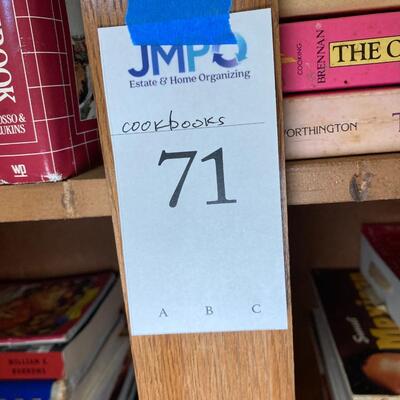 Lot 71: Cookbooks