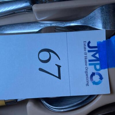 Lot 67: Flatware
