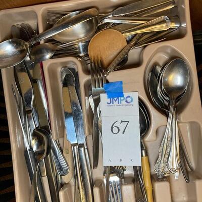 Lot 67: Flatware