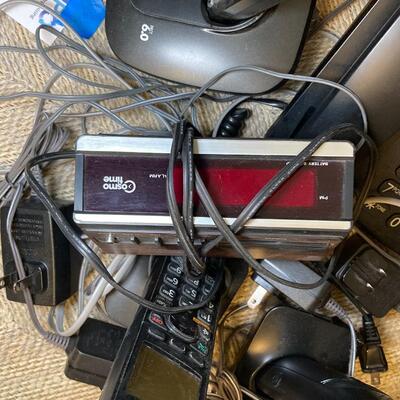 Lot 63:  Panasonic cordless phone system and more