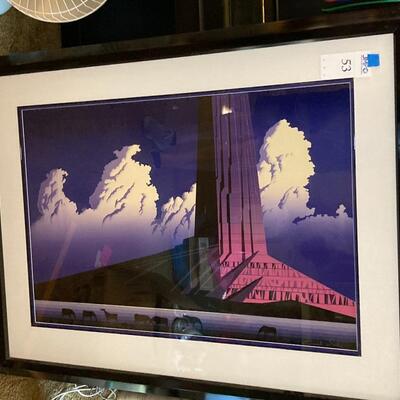 Lot 53:  Eyvind Earle Serigraph