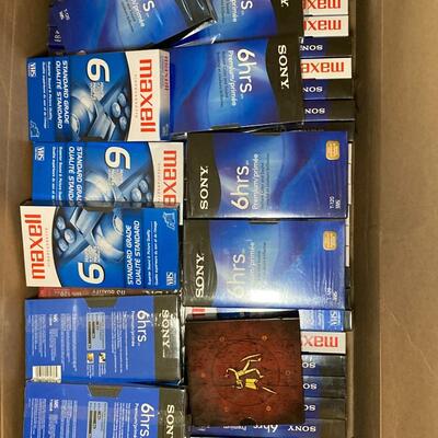 Lot 59:  VHS tapes and devices