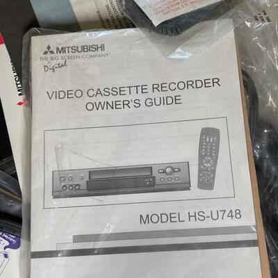 Lot 59:  VHS tapes and devices
