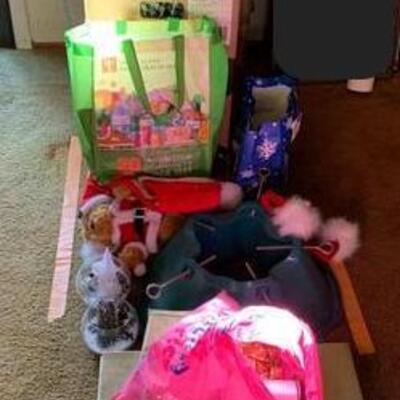 Lot 58:  Christmas and gift wrap