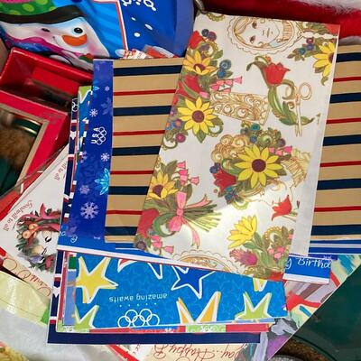 Lot 58:  Christmas and gift wrap