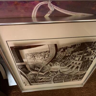 Lot 51:  Paintings and posters