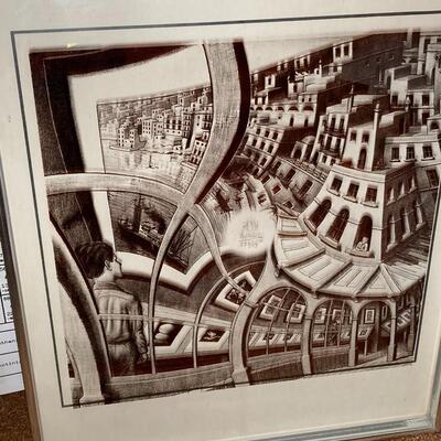 Lot 51:  Paintings and posters