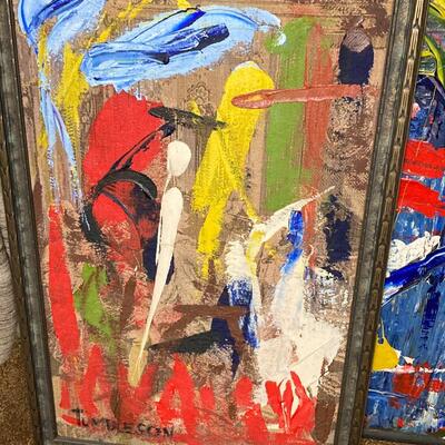 Lot 51:  Paintings and posters