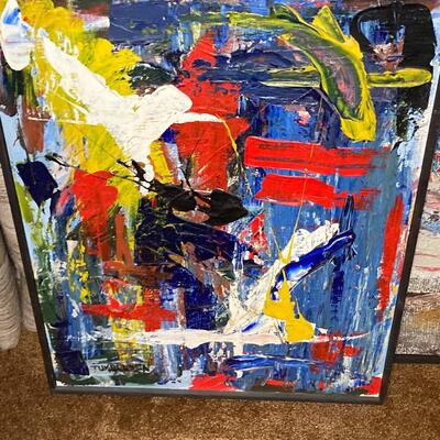 Lot 51:  Paintings and posters