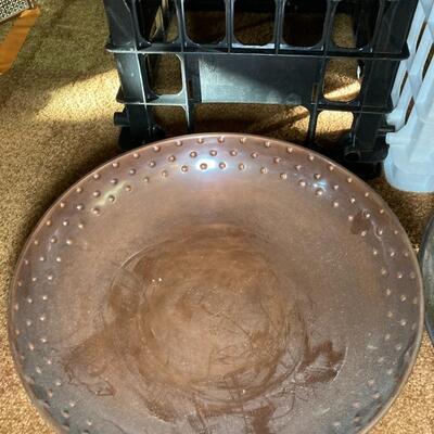 Lot 43:  Ethnic Home Decor including Mata Ortiz bowl
