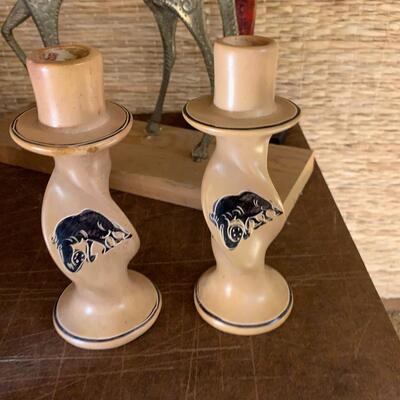 Lot 43:  Ethnic Home Decor including Mata Ortiz bowl