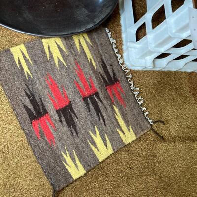 Lot 43:  Ethnic Home Decor including Mata Ortiz bowl