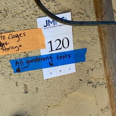 Lot 120:  Gardening and gray water barrel