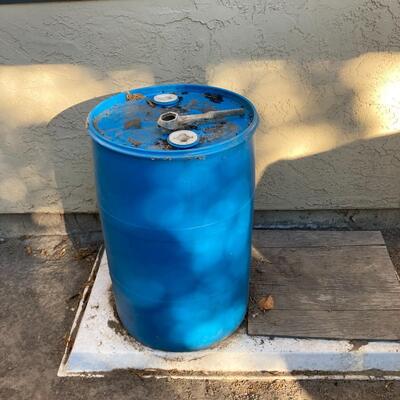 Lot 120:  Gardening and gray water barrel