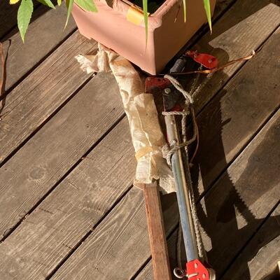 Lot 120:  Gardening and gray water barrel