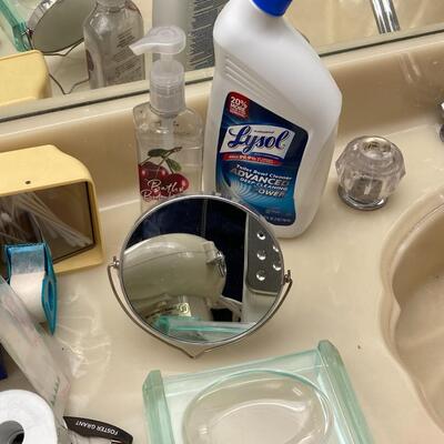 Lot 104:  Bathroom and Iron and more