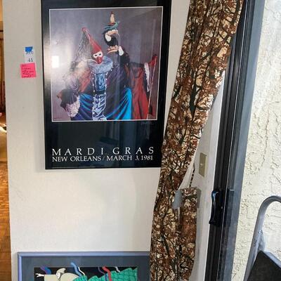 Lot 41:  Dan Poole numbered poster