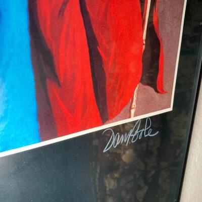 Lot 41:  Dan Poole numbered poster