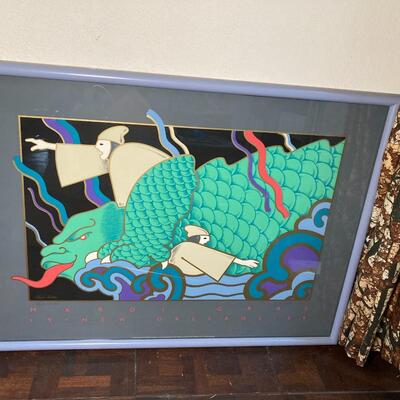Lot 41:  Dan Poole numbered poster