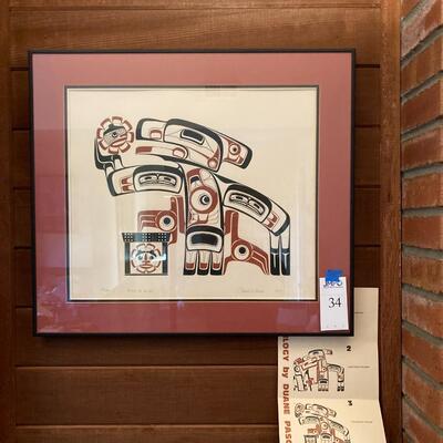 Lot 34:  Duane Paeco Limited Edition Print