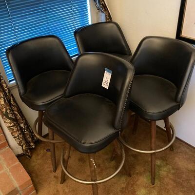Lot 11:  MCM Bar Stools