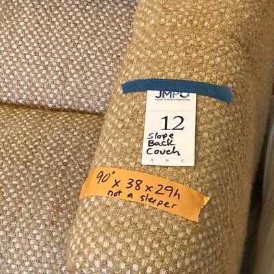 Lot 12:  Couch