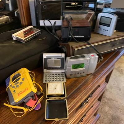 Lot 94:  Sony Walkmans, vintage electronics and clocks