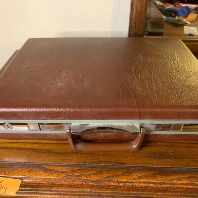 Lot 92:  Engineer's Briefcase and contents