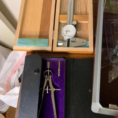 Lot 92:  Engineer's Briefcase and contents