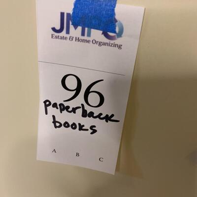 Lot 96:  Paperback books