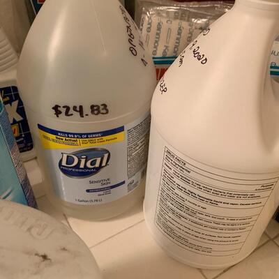Lot 106:  Cleaning supplies and more