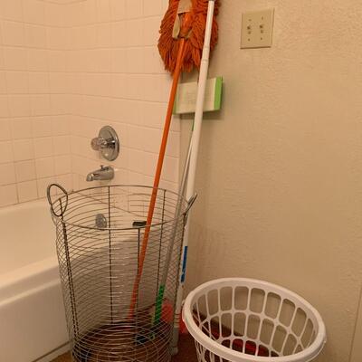 Lot 106:  Cleaning supplies and more
