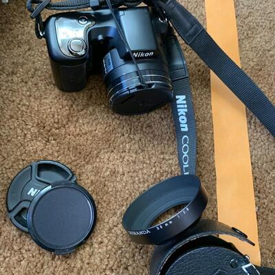 Lot 107:  Cameras and accessories