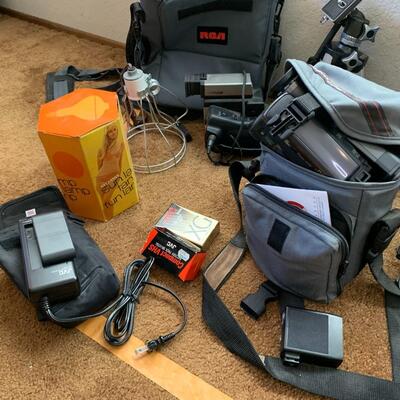 Lot 107:  Cameras and accessories