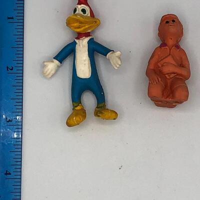 Vintage Christopher Robin and Woody Woodpecker Figures