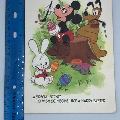Vintage Hallmark Mikey Mouse Easter Card
