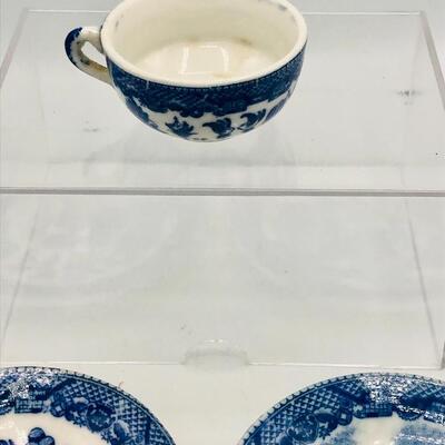 Vintage Childrenâ€™s Play China Dish Set