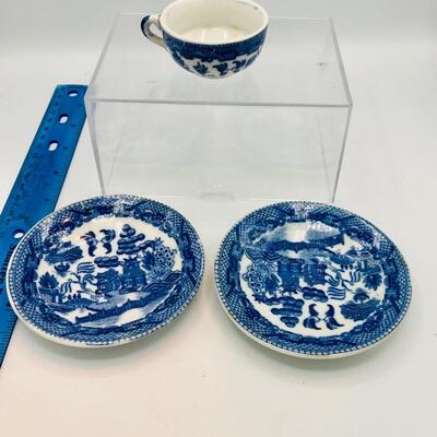 Vintage Childrenâ€™s Play China Dish Set