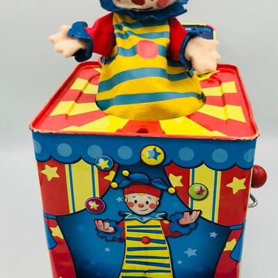 Schyllingâ€™s Silly Circus Toy Metal Jack-In-The-Box