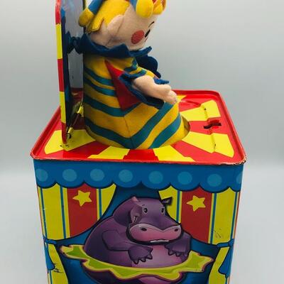 Schyllingâ€™s Silly Circus Toy Metal Jack-In-The-Box