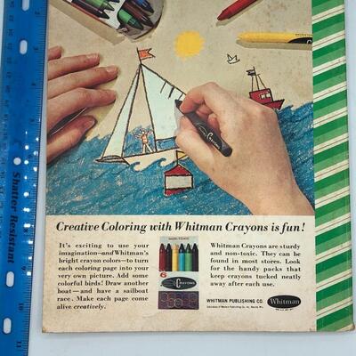 Vintage 1966 Ballerina Coloring Book