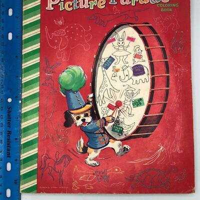 Vintage 1960's Walter Lantz Wally Walrus Image Transfer Coloring Book! Unusual and Rare!