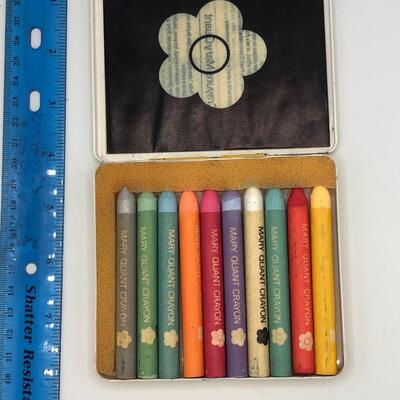 Vintage 1973 Mary Quant Ad Campaign Crayons