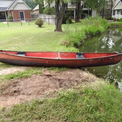 18 ft fiberglass canoe