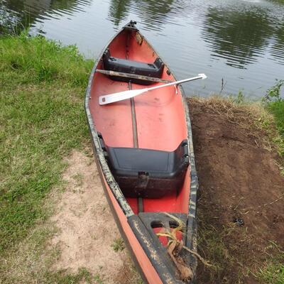 18 ft fiberglass canoe