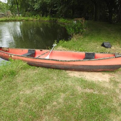 18 ft fiberglass canoe