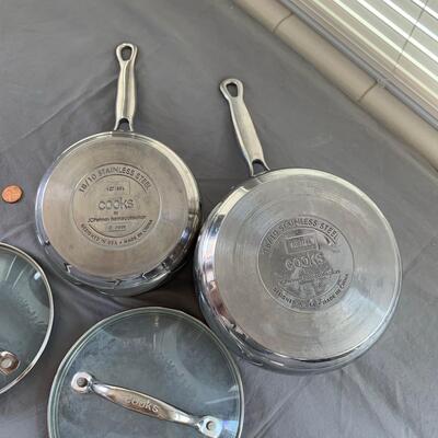 #19 Cook's Stainless Steel Sauce Pans