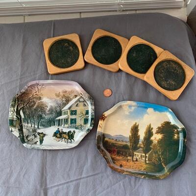 #130 Collectible Plates & Coasters